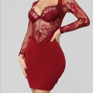 Fashion nova lace dress